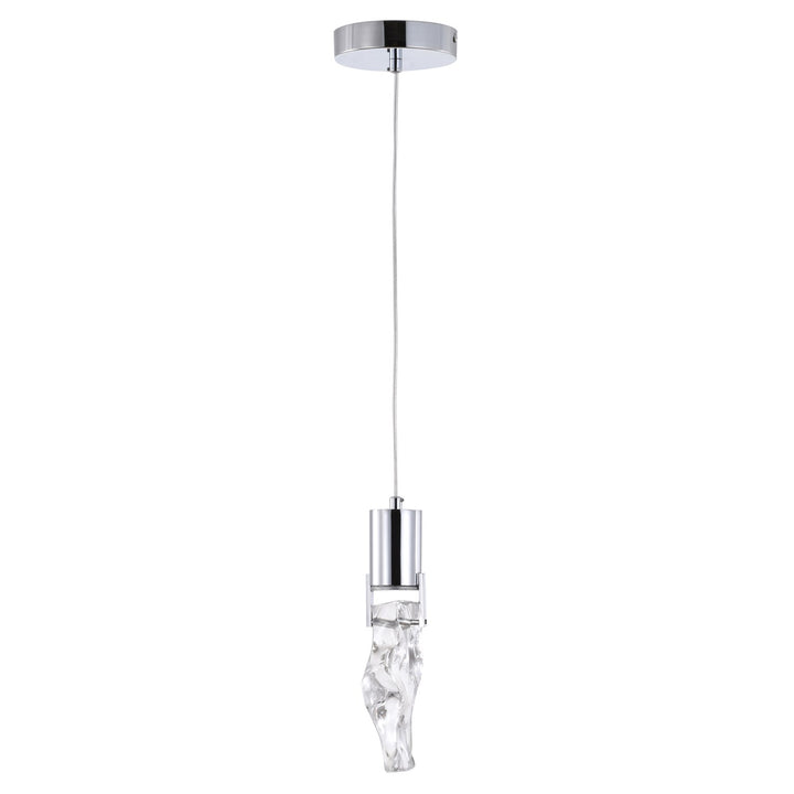 Led Pendant In Chrome Finish