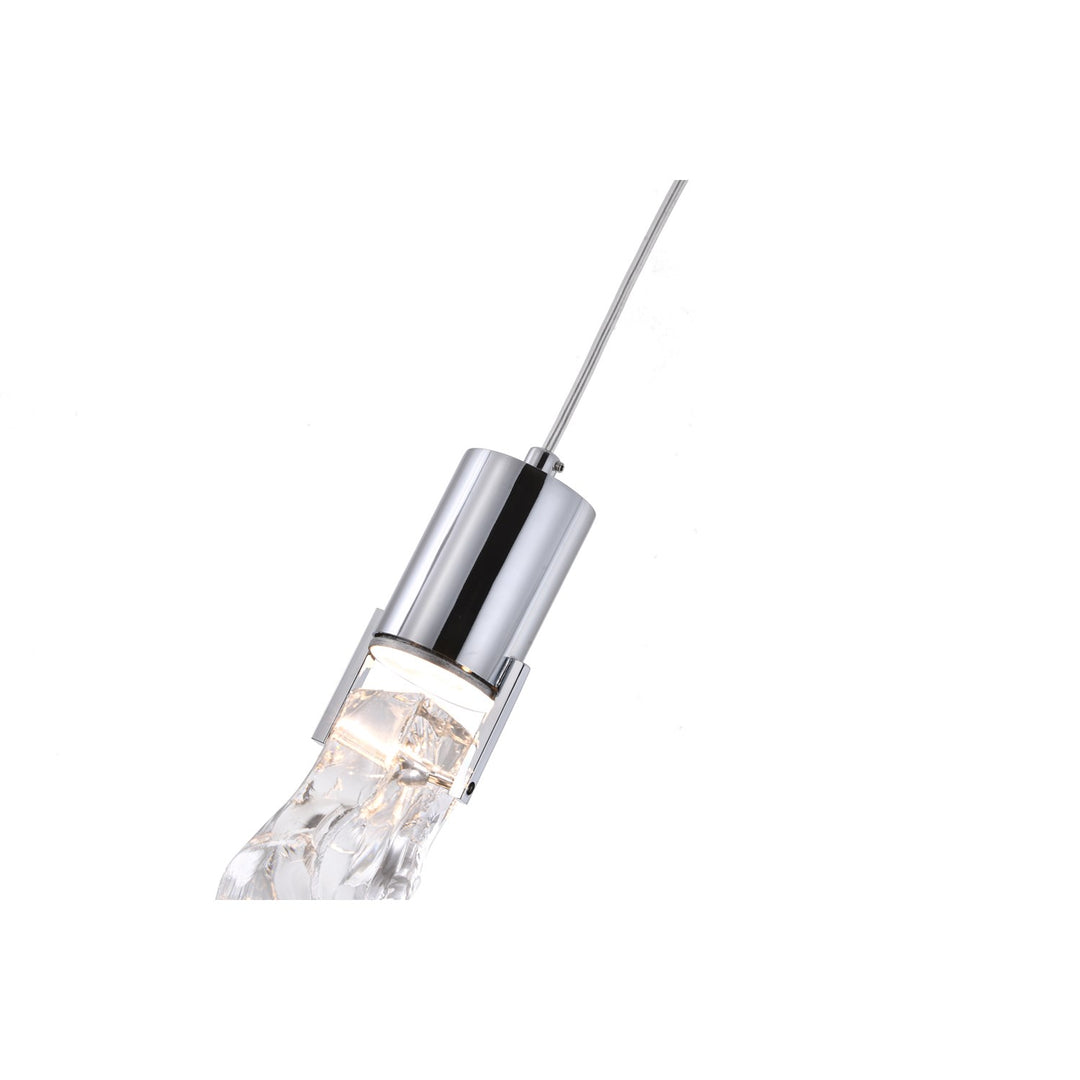 Led Pendant In Chrome Finish