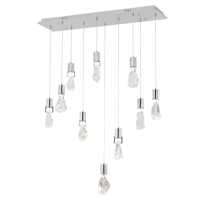 Chandelier In Chrome Finish by Bethel