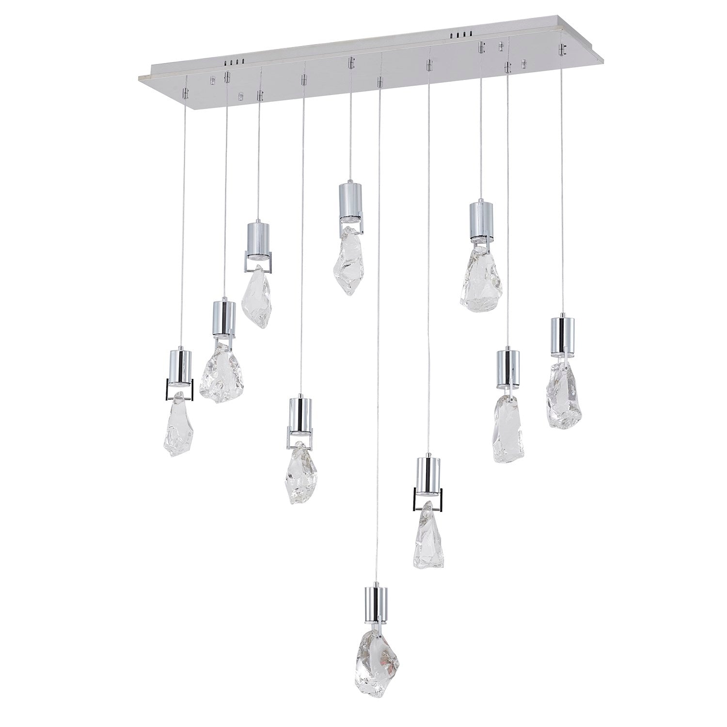 Chandelier In Chrome Finish
