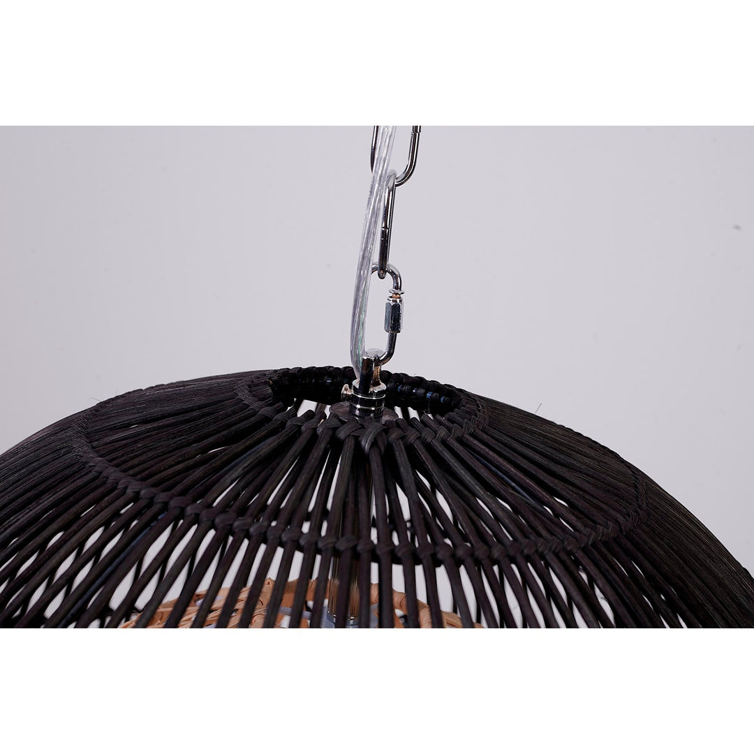 Chandelier In Black Finish