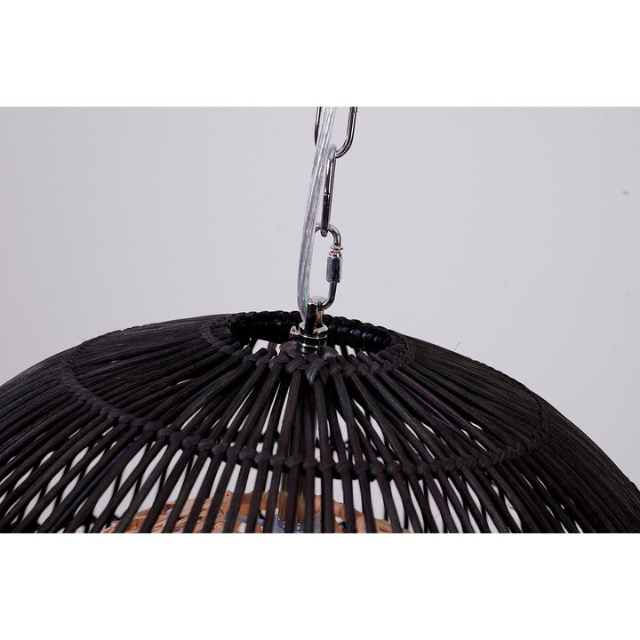 Chandelier In Black Finish