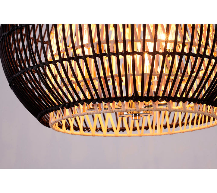 Chandelier In Black Finish
