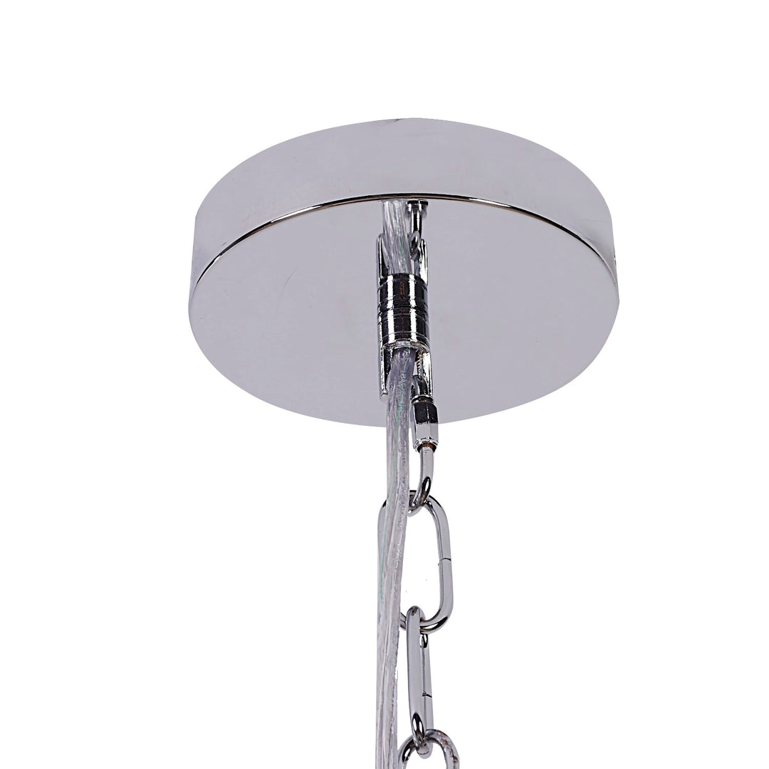 Chandelier In Black Finish
