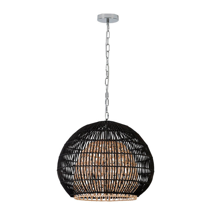 Chandelier In Black Finish