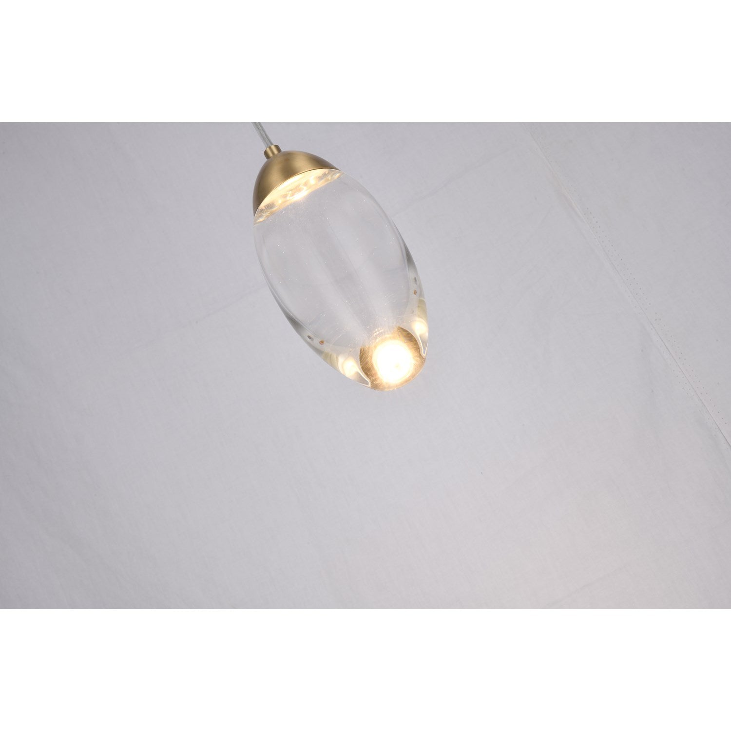 Led Pendant In Brass Finish