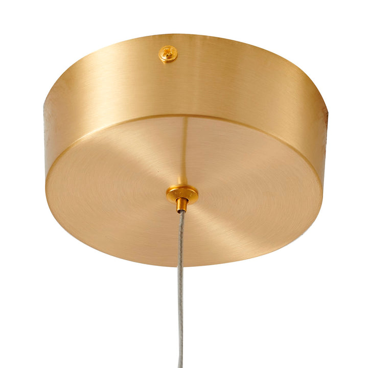 Led Pendant In Antique Gold Finish