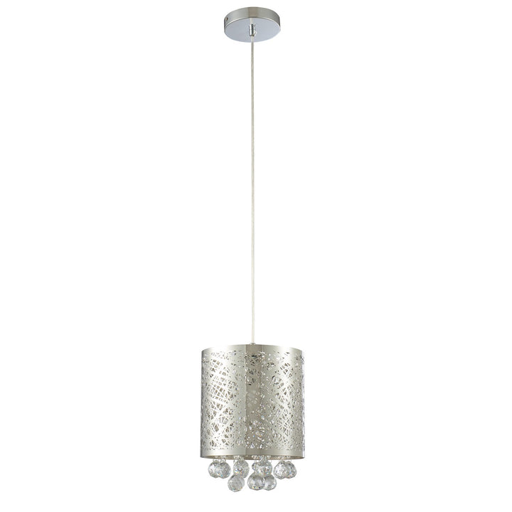 Single Pendant Lighting In Chrome Finish