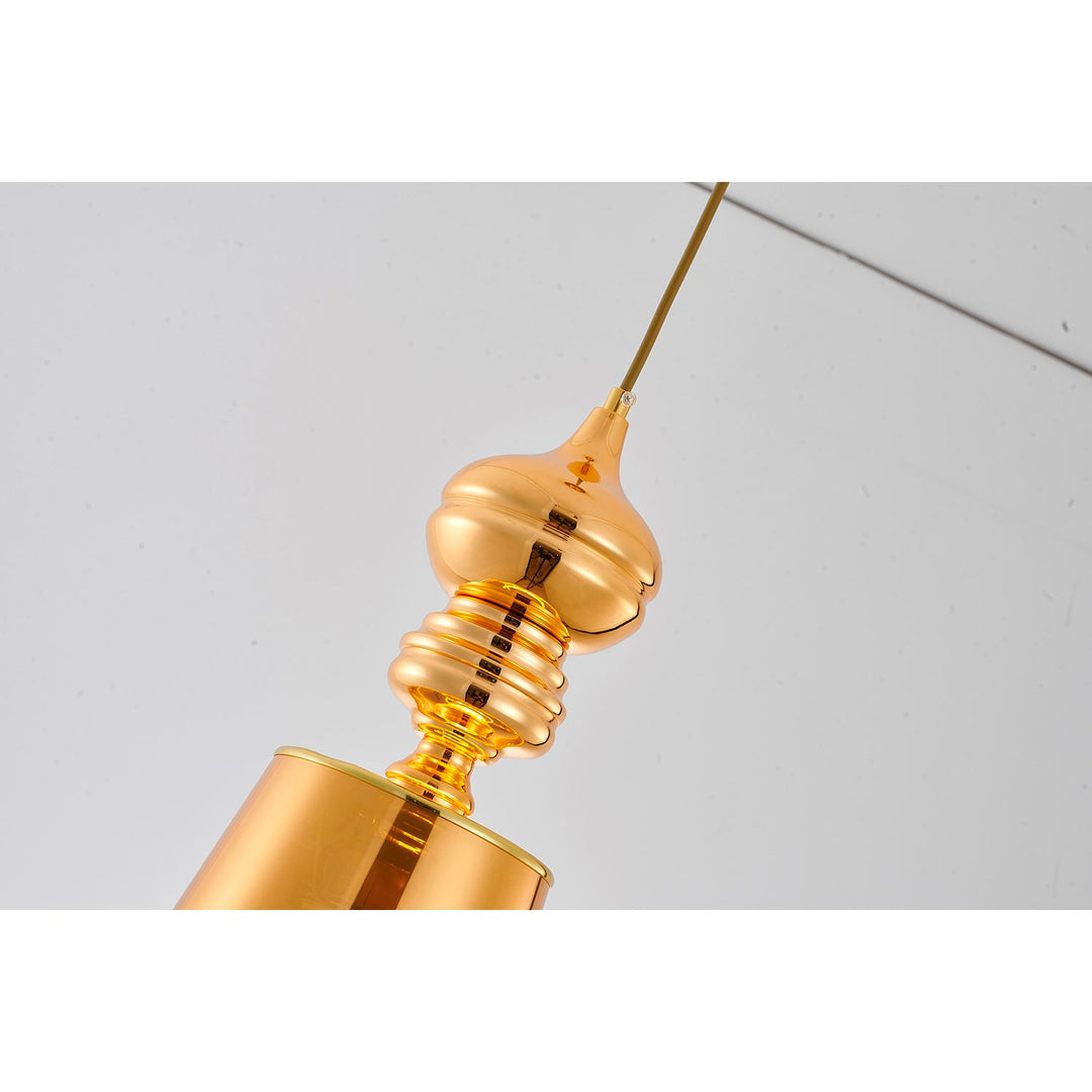 Pendant In Polished Gold Finish