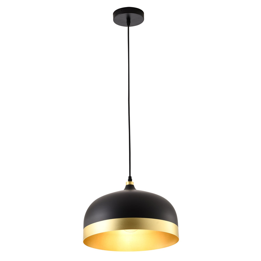 Pendant In Black Finish by Bethel