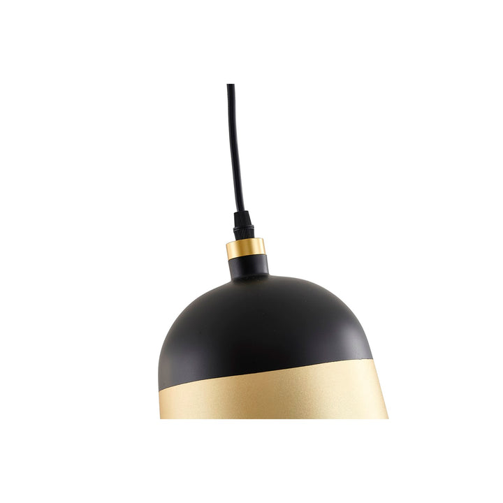 Pendant In Black & Gold Finish