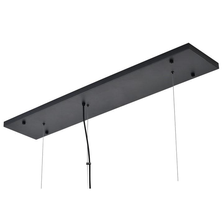Chandelier In Black Finish