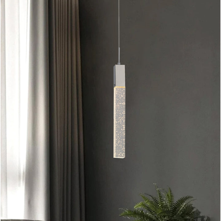 Single Pendant Lighting In Chrome Finish