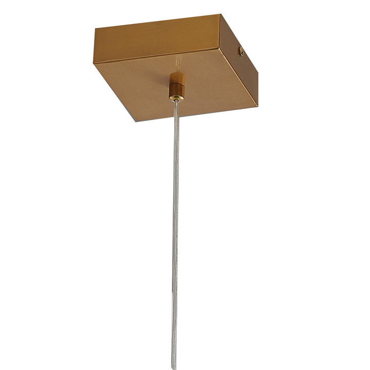 Single Pendant Lighting In Gold Finish