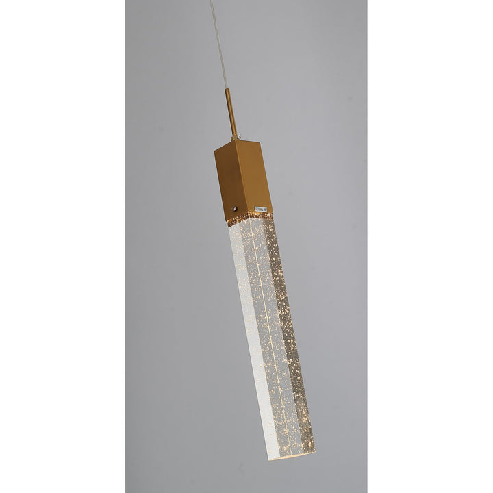 Single Pendant Lighting In Gold Finish