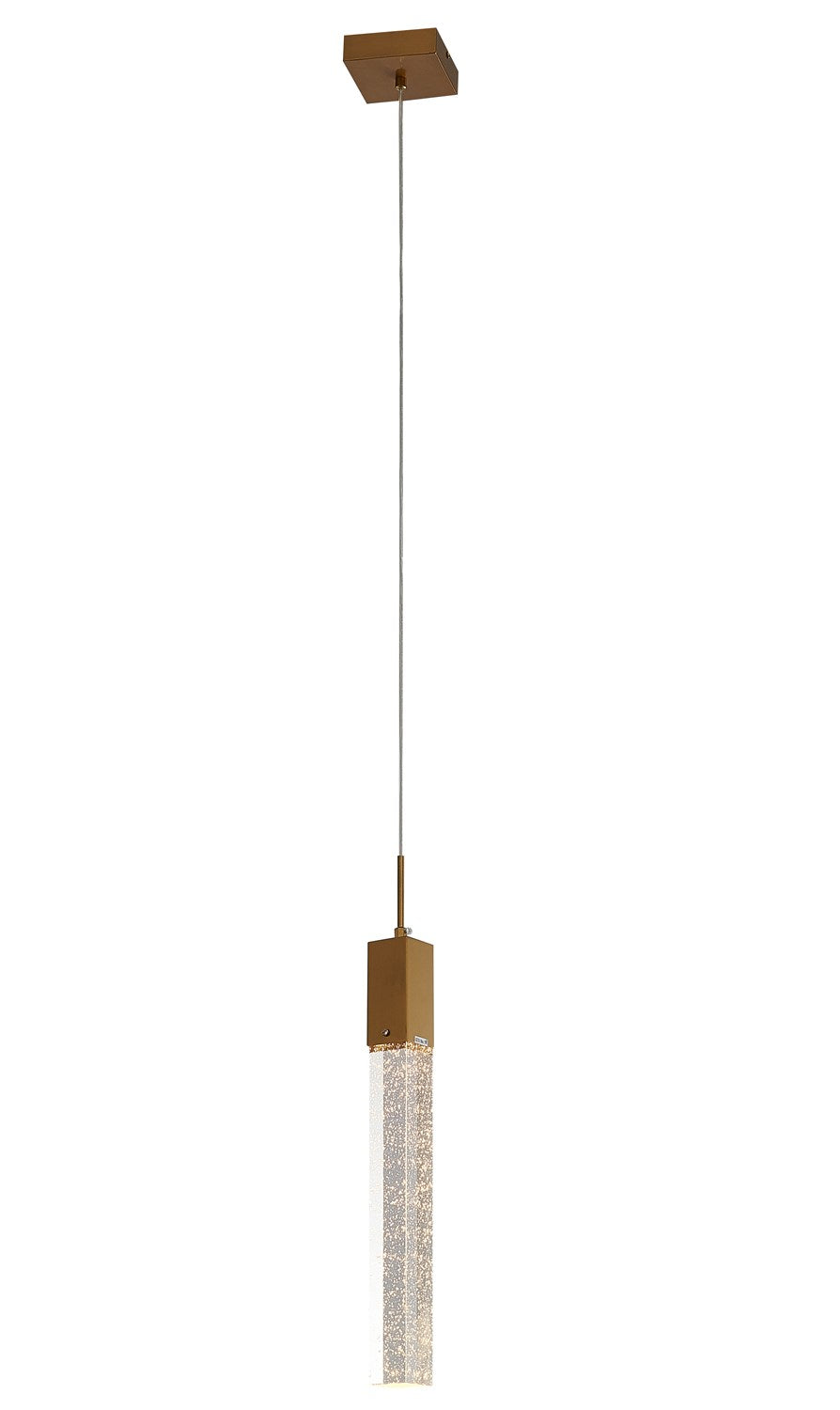 Single Pendant Lighting In Gold Finish