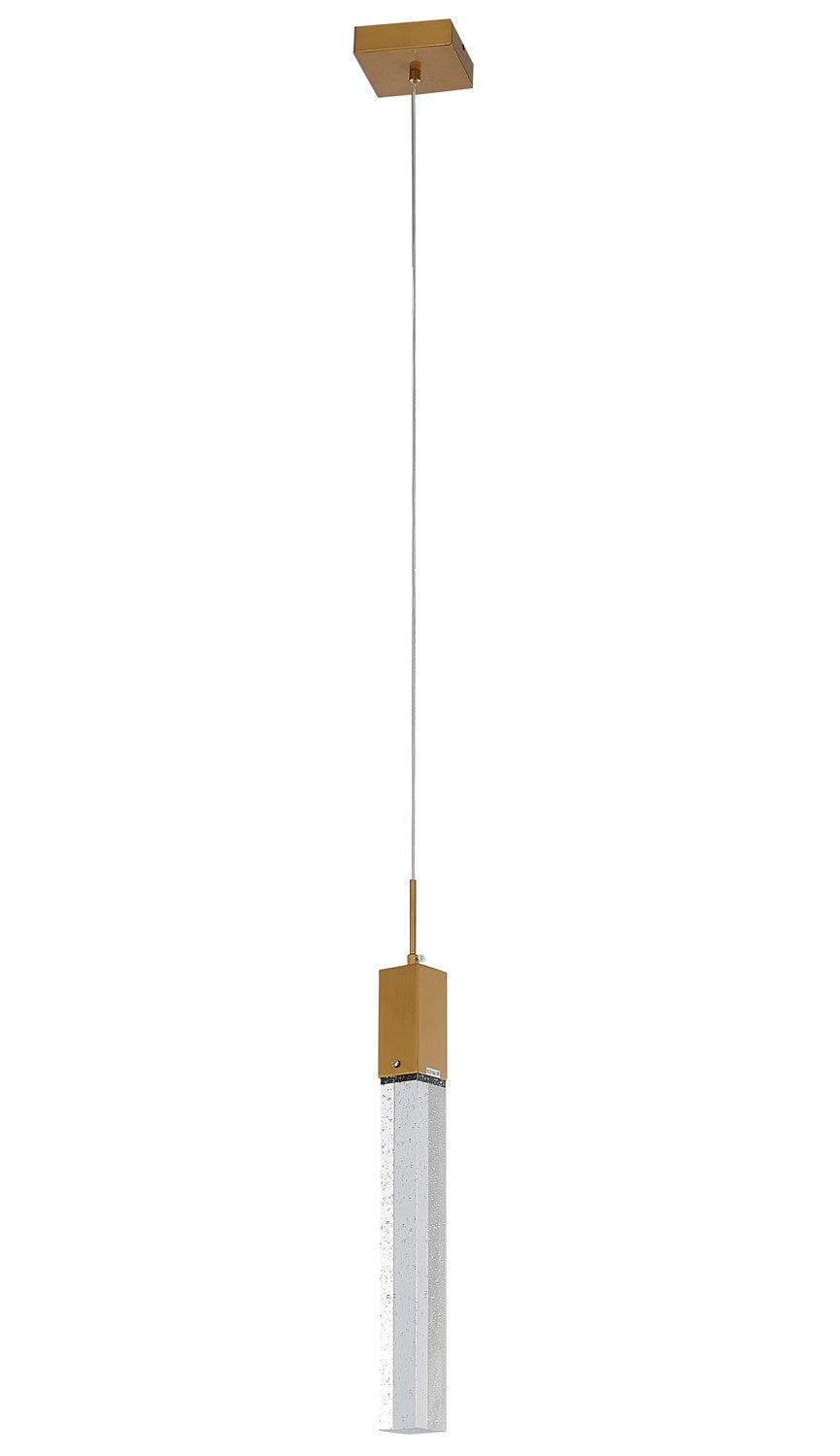 Single Pendant Lighting In Gold Finish