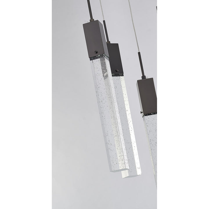 Chandelier In Matte Black Finish