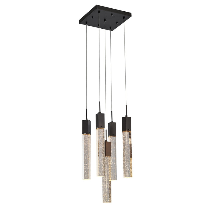 Chandelier In Matte Black Finish