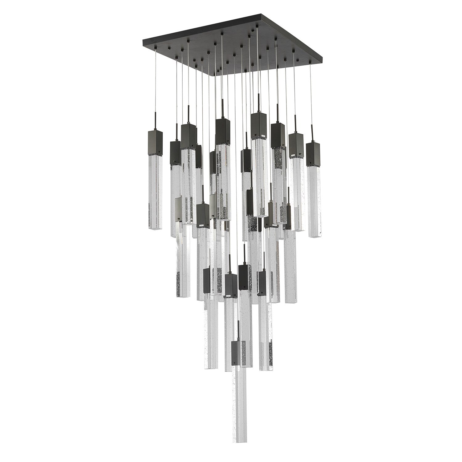Chandelier In Matte Black Finish