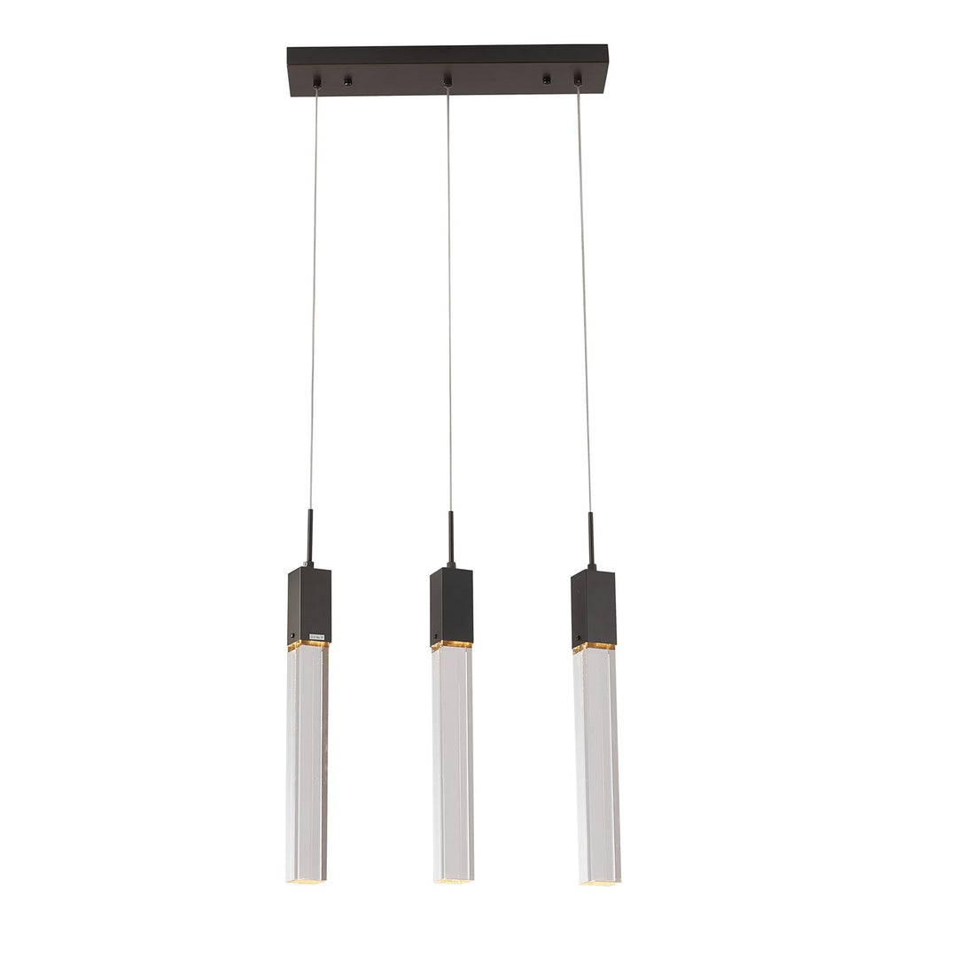 Island Lighting In Matte Black Finish by Bethel