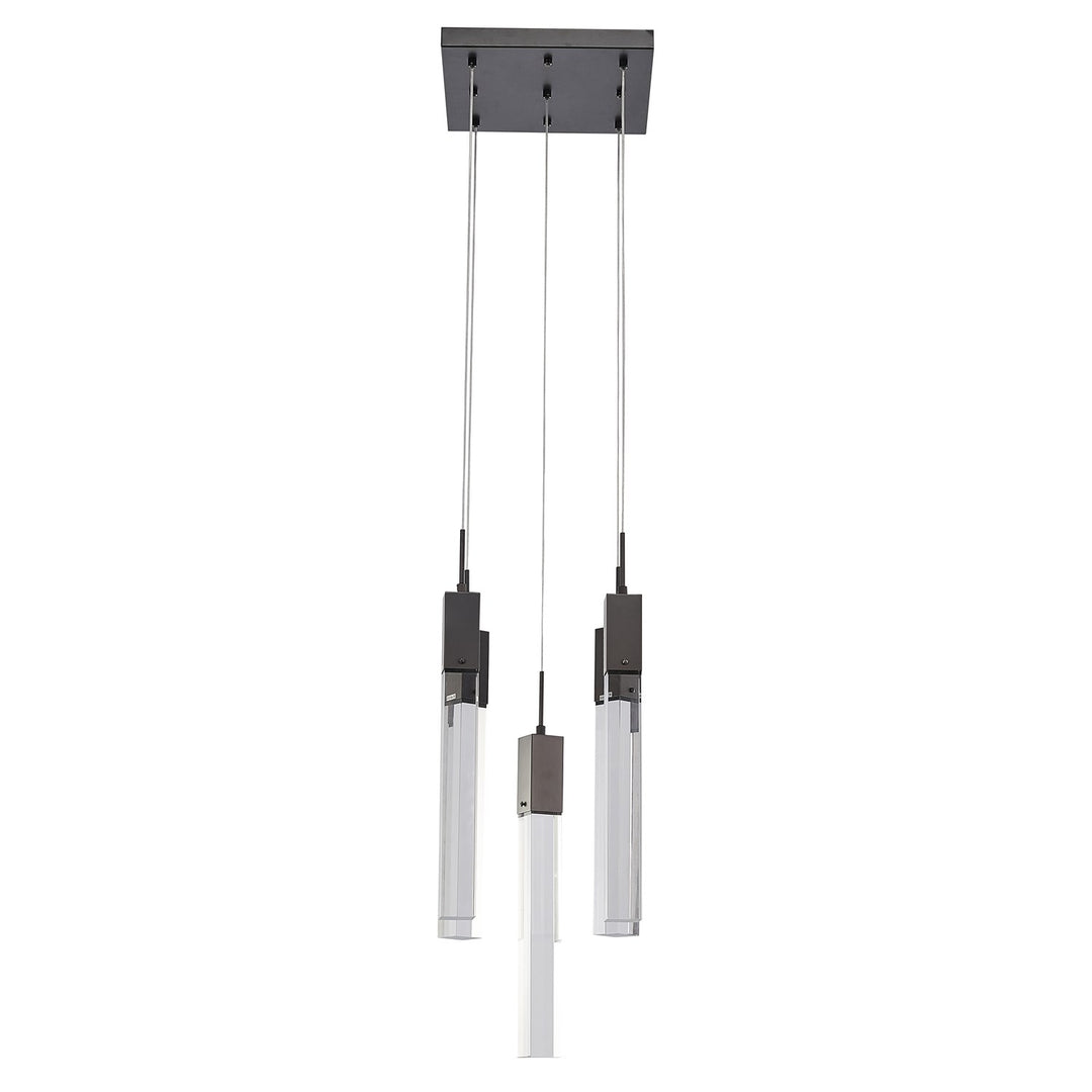 Chandelier In Matte Black Finish
