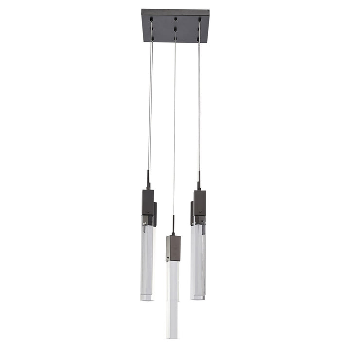 Chandelier In Matte Black Finish