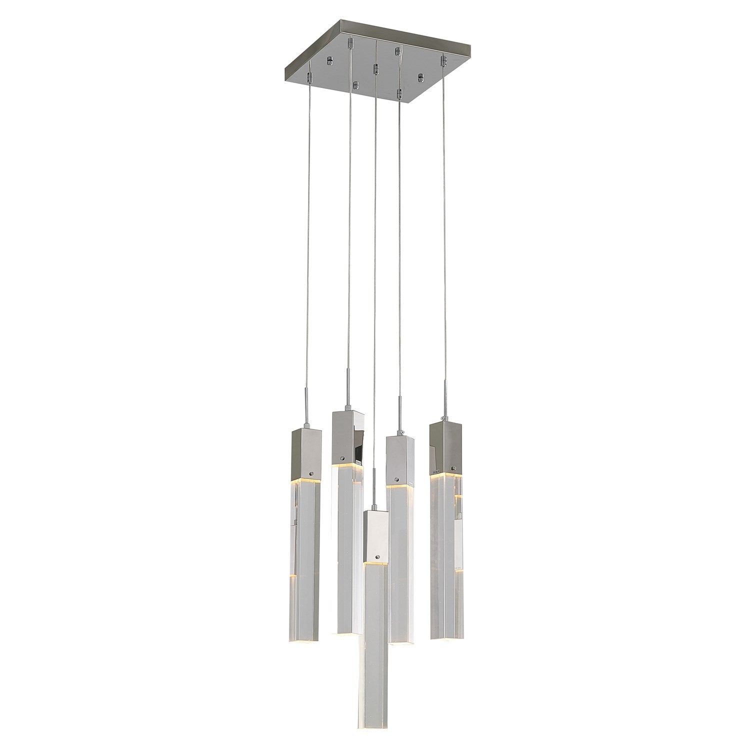 Chandelier In Chrome Finish by Bethel