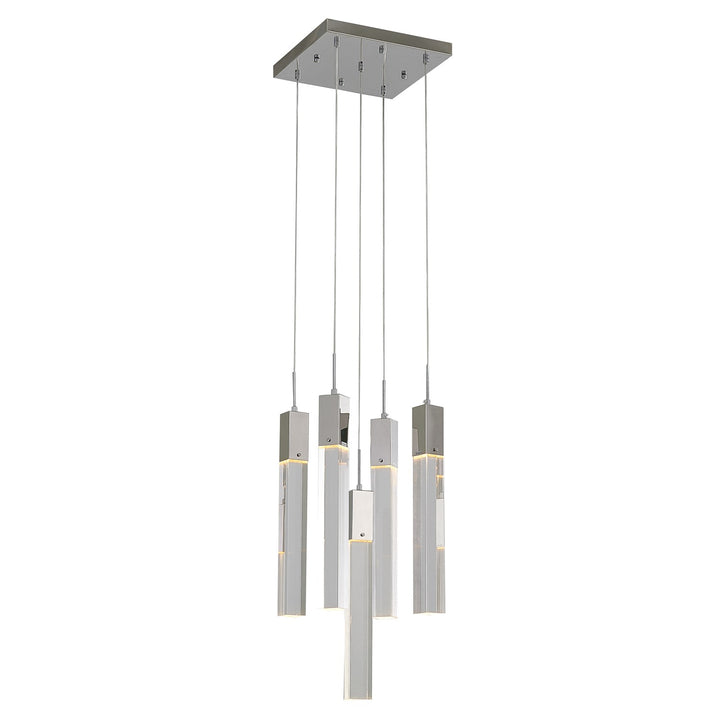 Chandelier In Chrome Finish by Bethel