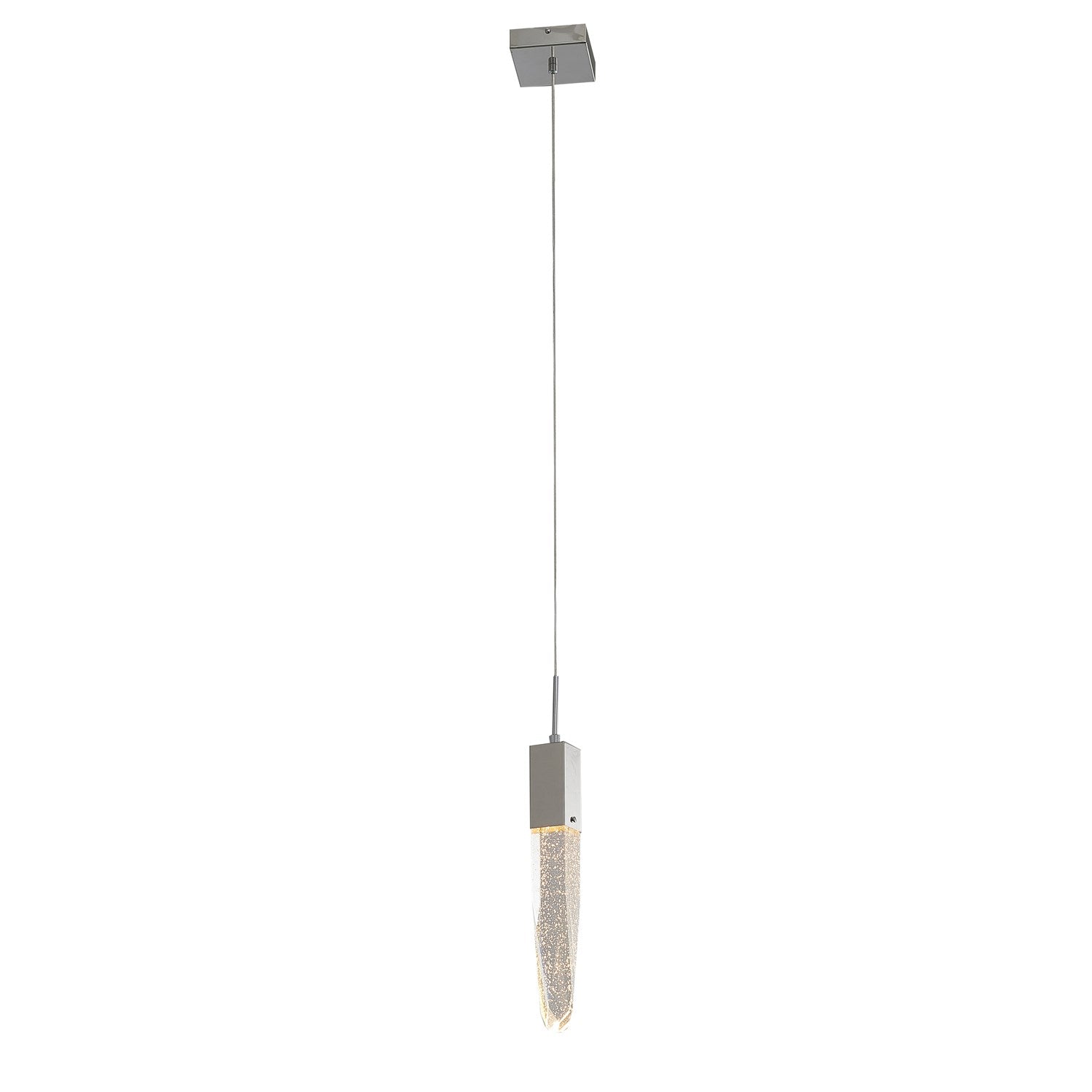 Single Pendant Lighting In Chrome Finish by Bethel
