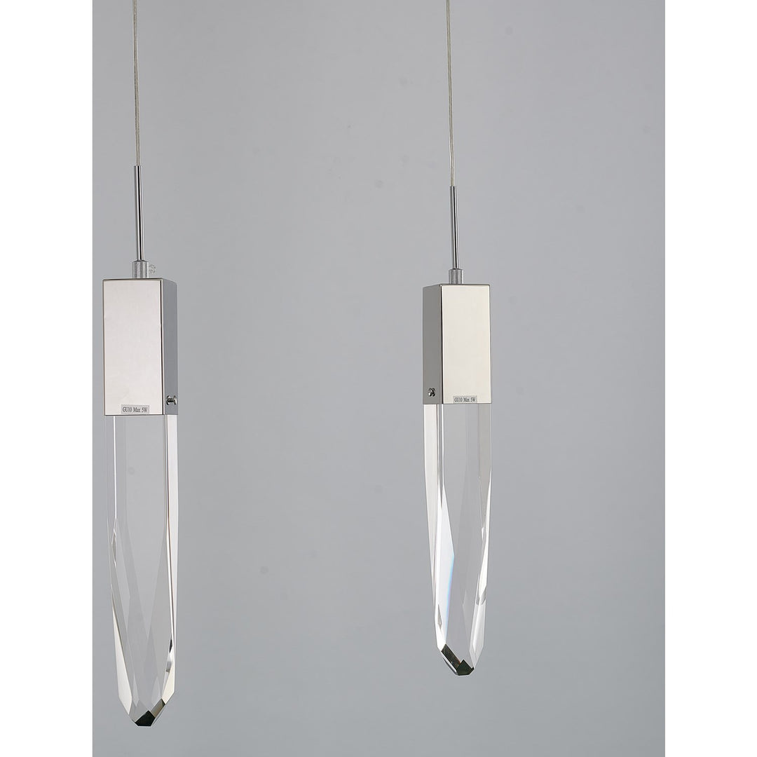 Island Lighting In Chrome Finish