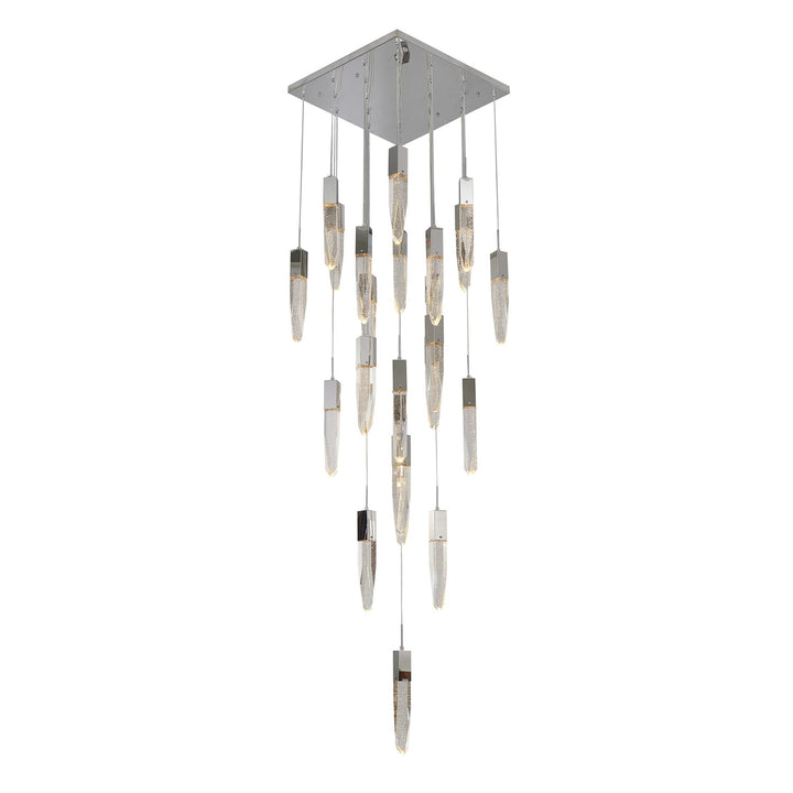 Chandelier In Chrome Finish by Bethel