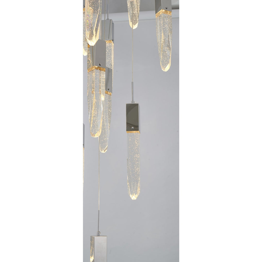 Chandelier In Chrome Finish