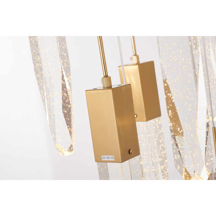 Chandelier In Gold Finish
