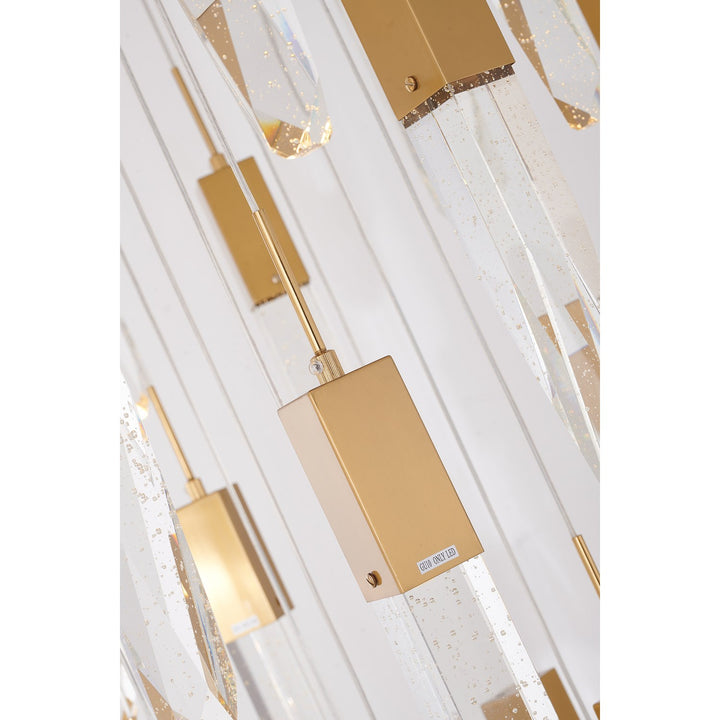 Chandelier In Gold Finish