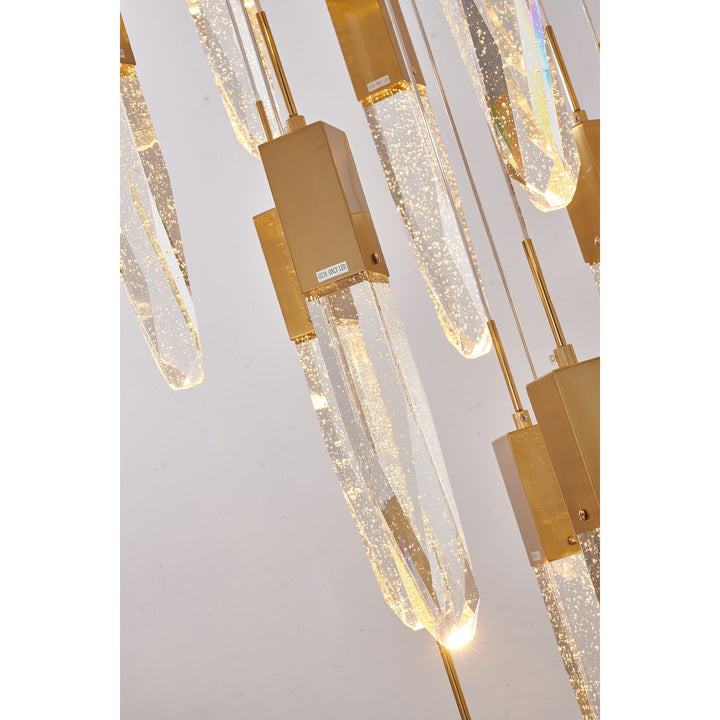 Chandelier In Gold Finish
