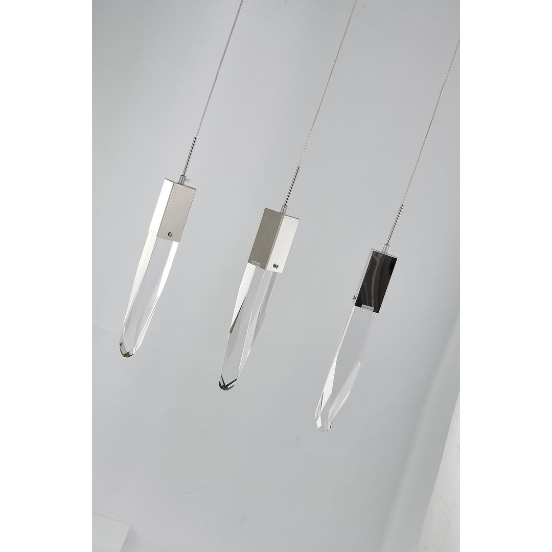 Island Lighting In Chrome Finish
