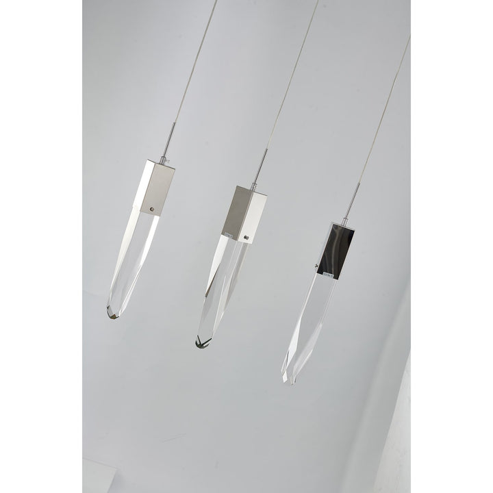 Island Lighting In Chrome Finish