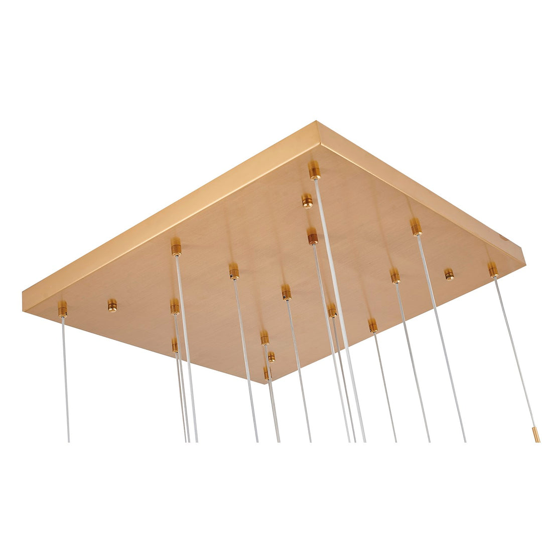 Chandelier In Gold Finish