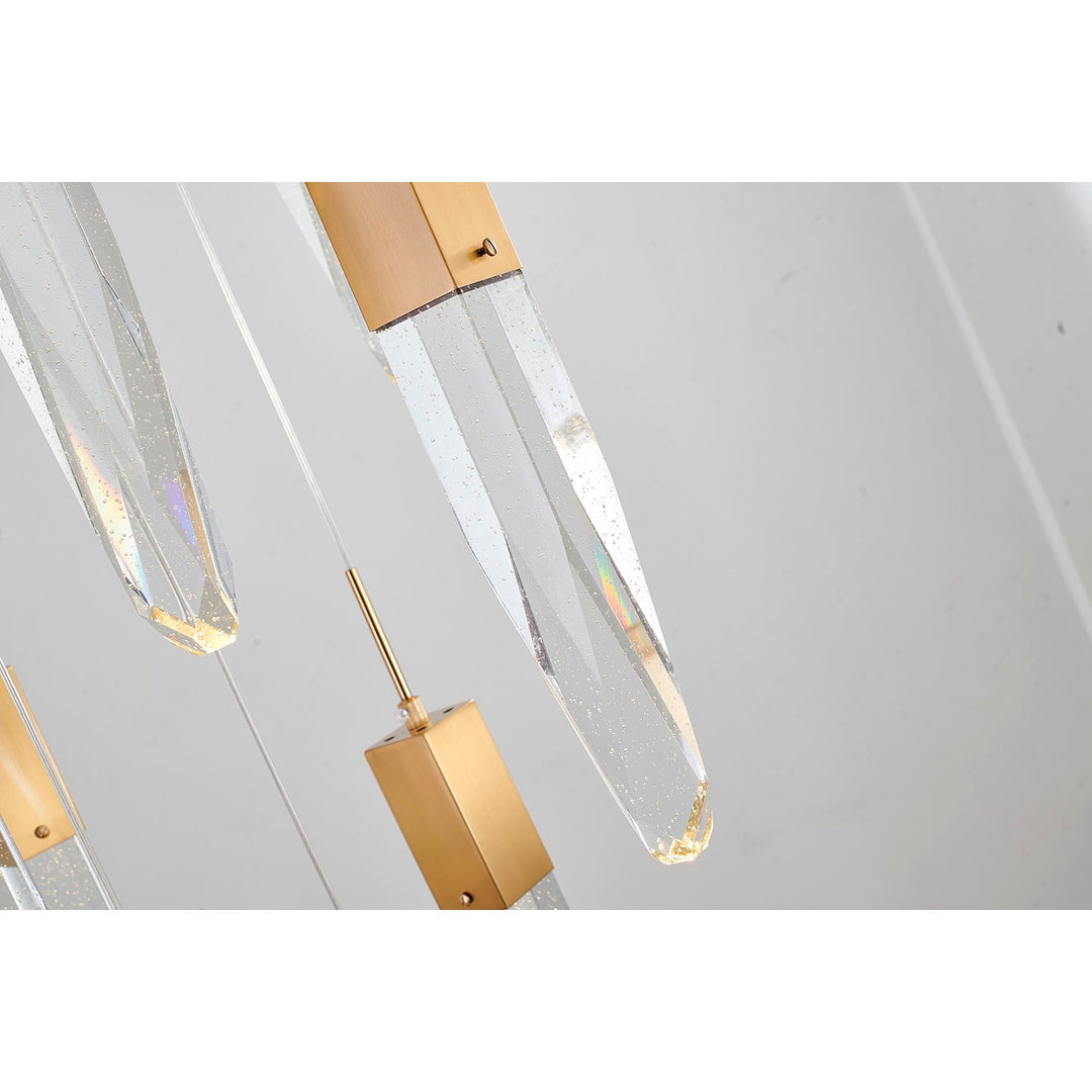 Chandelier In Gold Finish