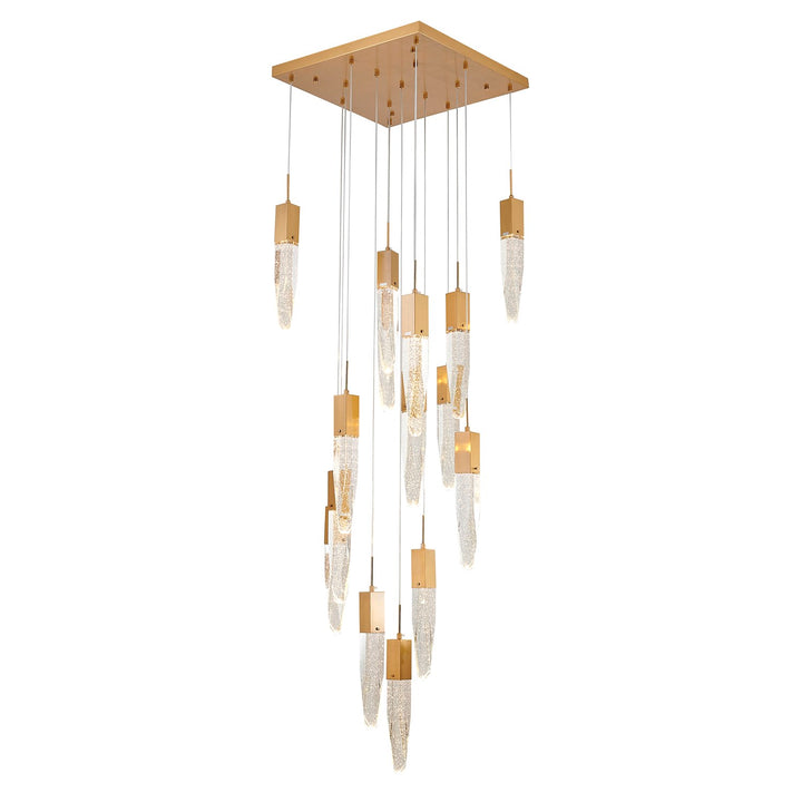 Chandelier In Gold Finish