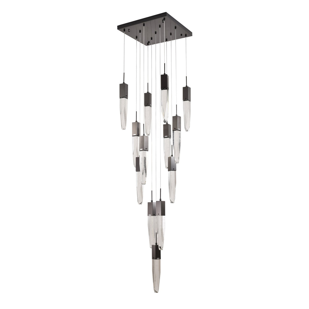 Chandelier In Black Finish