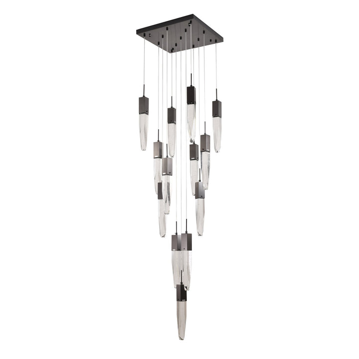 Chandelier In Black Finish