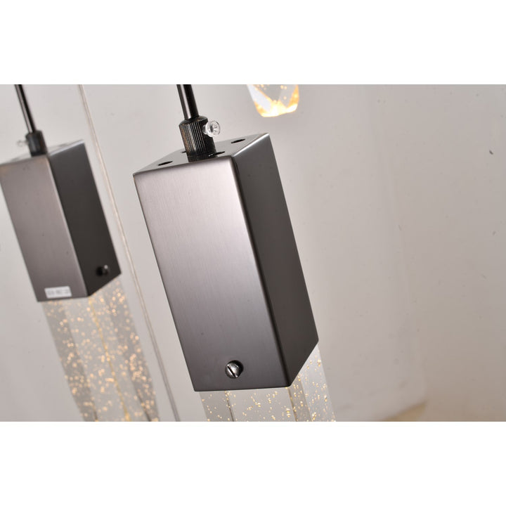 Chandelier In Black Finish