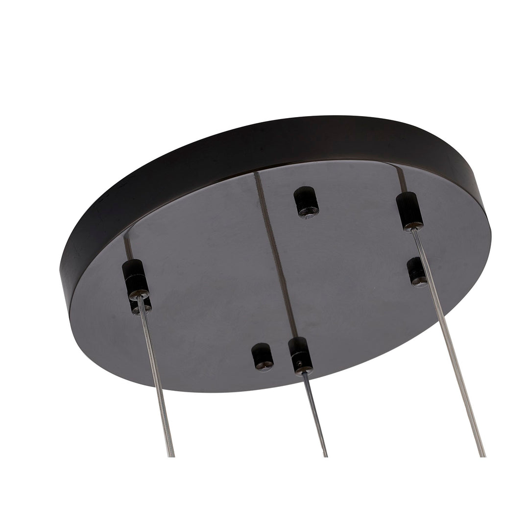 Chandelier In Black Finish
