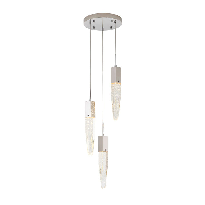 Chandelier In Chrome Finish by Bethel