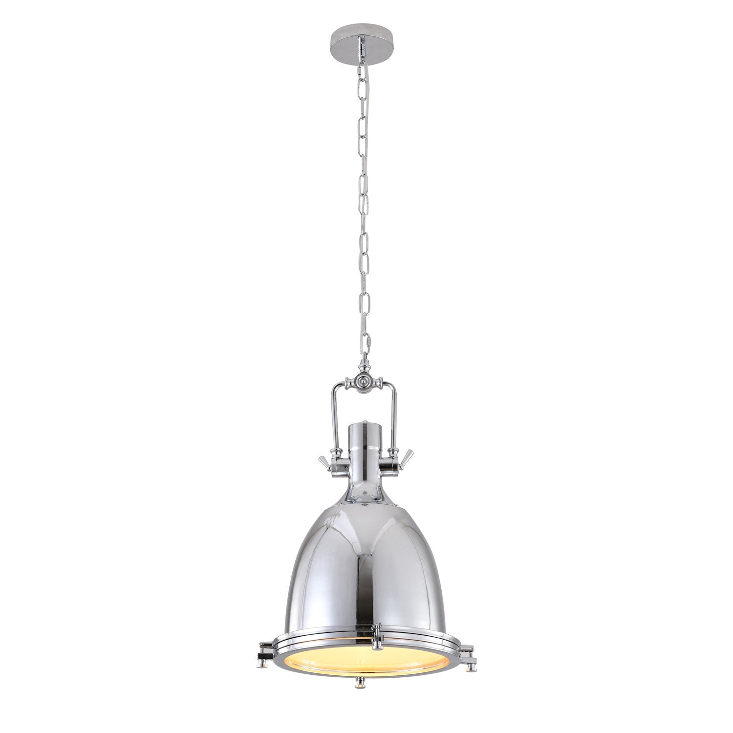 Pendant In Chrome Finish by Bethel