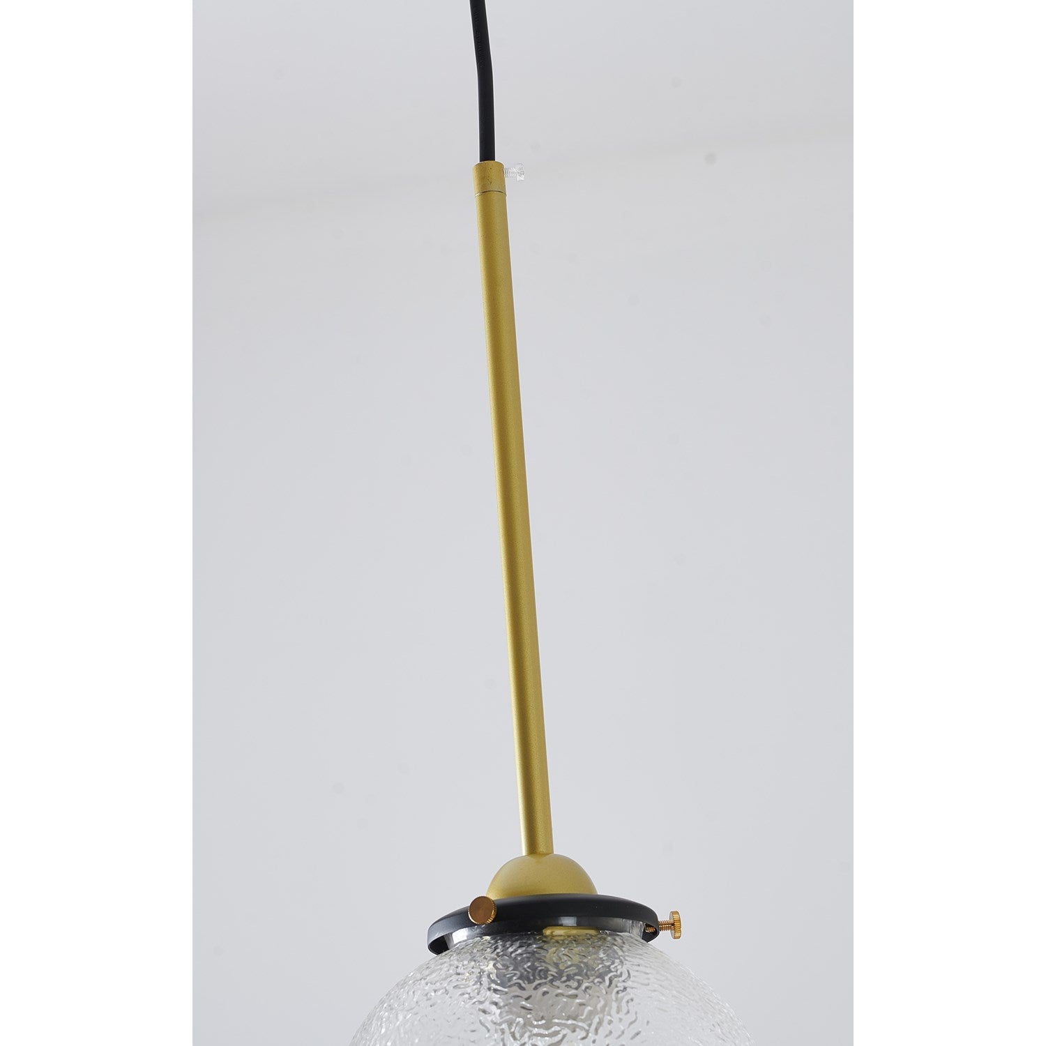 Single Pendant Lighting In Gold Finish
