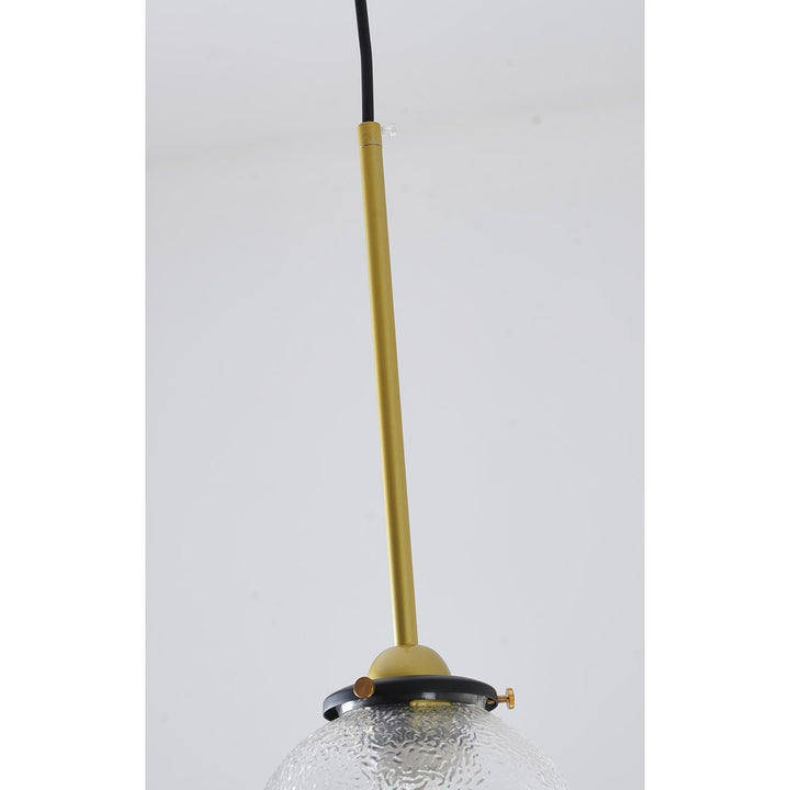 Single Pendant Lighting In Gold Finish