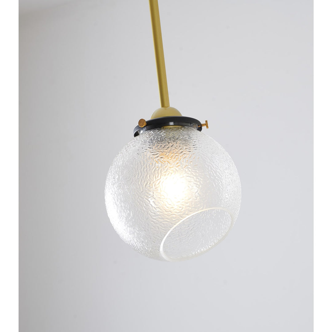 Single Pendant Lighting In Gold Finish